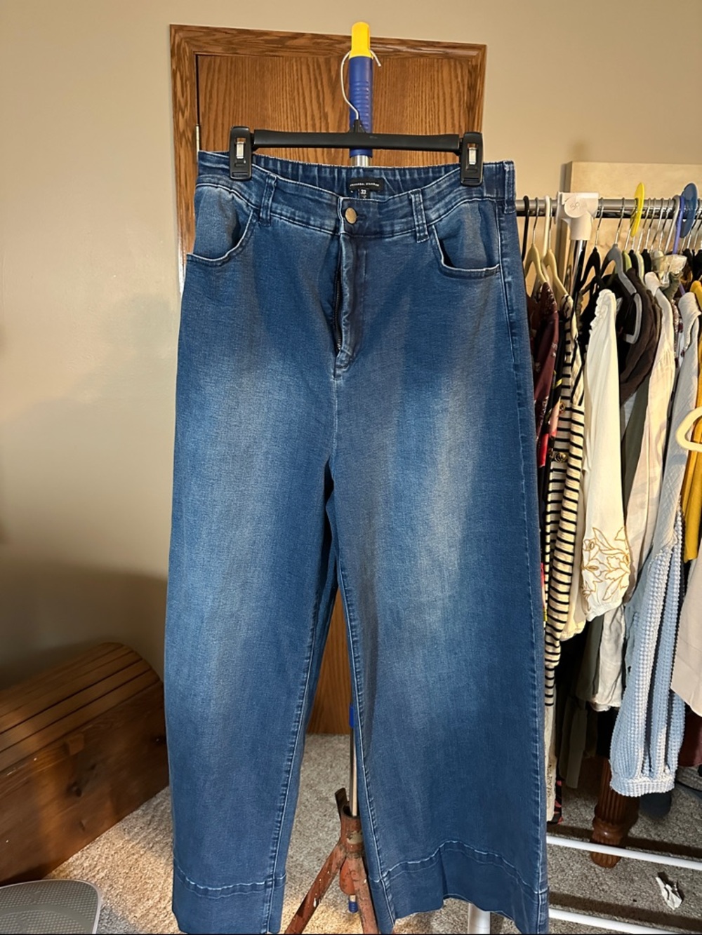 Universal Standard Relaxed Wide-Leg Jeans - Blue